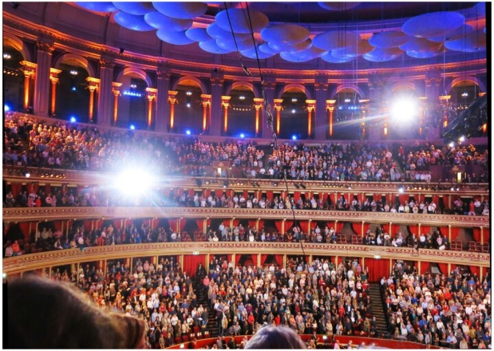 An amazing spectacle for the singers. Photograph courtesy of John Downing MBE