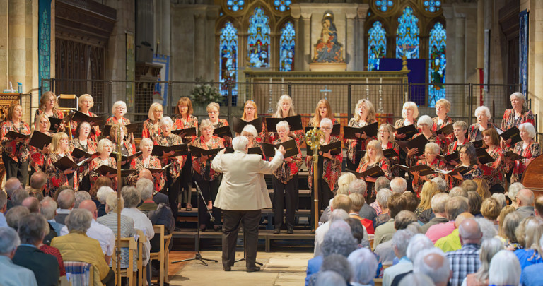 The Orpheus Singers with MD David Clark.