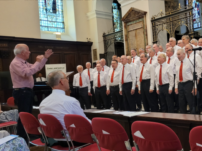 RMVC Patron & Hart MVC President Haydn James Conducting.