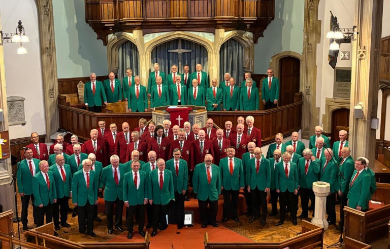 A Memorable Evening of Music and Friendship with Mansfield and District Male Voice Choir