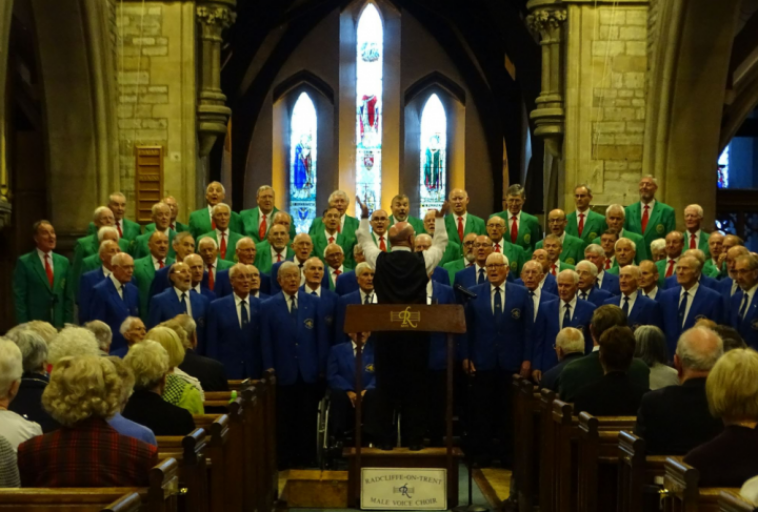 A great concert with friends from Radcliffe-on-Trent MVC