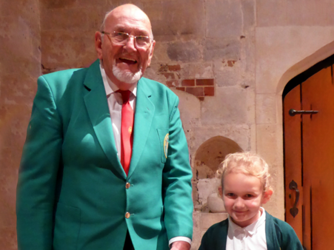 The youngest and oldest performers. Alice Normington is just 7 while Alan Blandford a little older at 87 years!