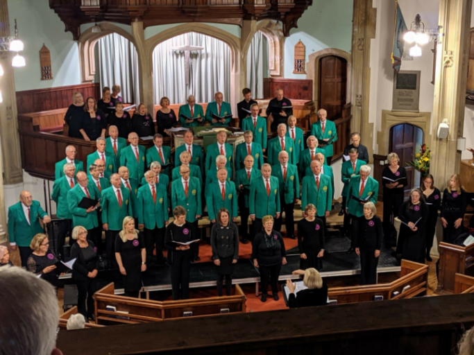 The finale with Romsey Voices.