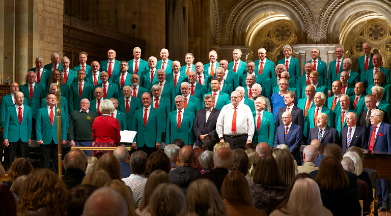 Morte Criste with former choir members from the audience