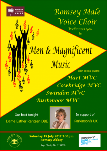 Men and magnificent music poster.