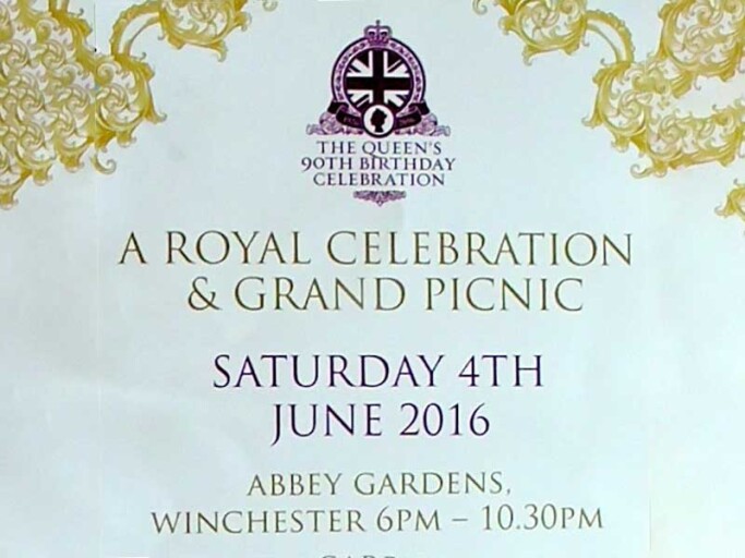 Winchester the Queen's 90th Birthday celebration