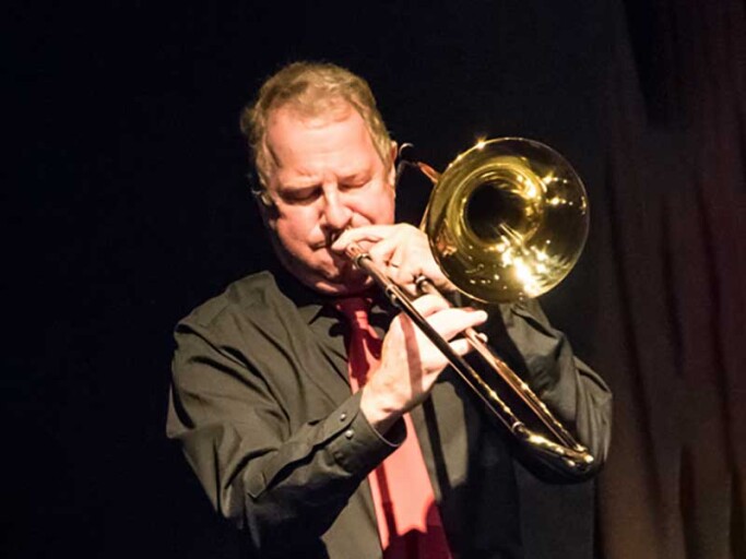 Brent Vaughan on Trombone.