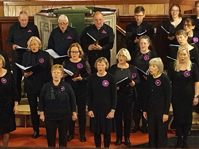 Romsey Voices in song