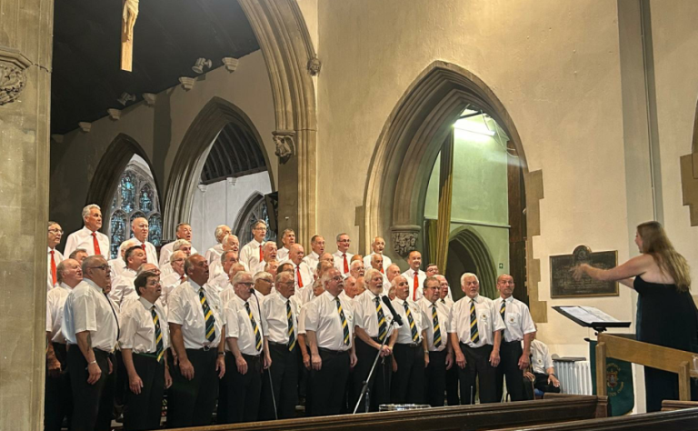 In concert singing with Barnstable MVC In concert singing with Barnstable MVC