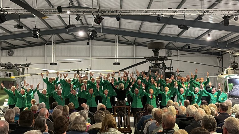 Hands up for great music in a great venue.